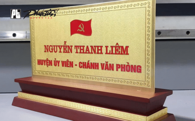 Biển chức danh đẹp