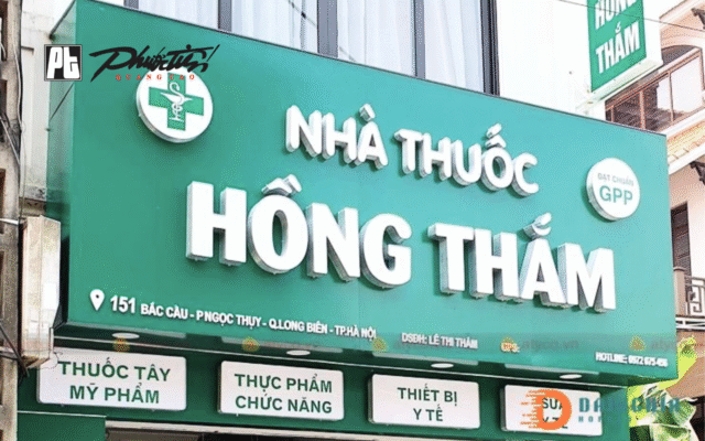 Biển quảng cáo nhà thuốc đẹp