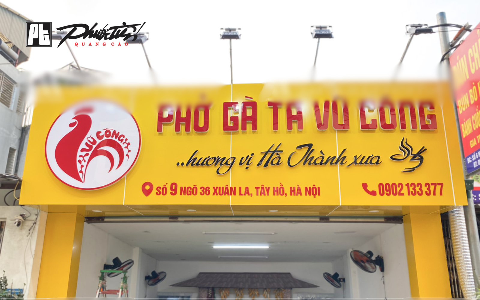 Biển quảng cáo quán phở