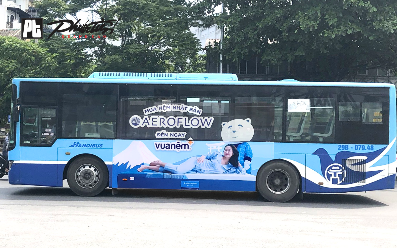 Kích thước biển quảng cáo trên xe bus