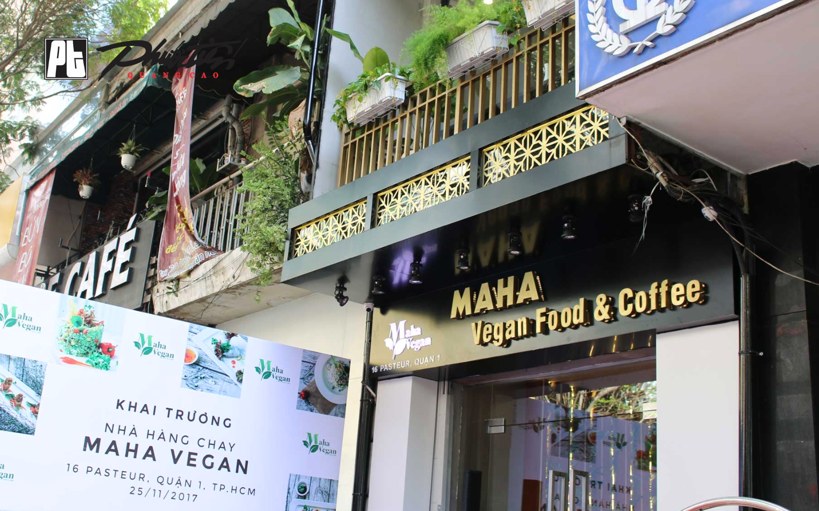 Mẫu bảng hiệu quán cơm chay