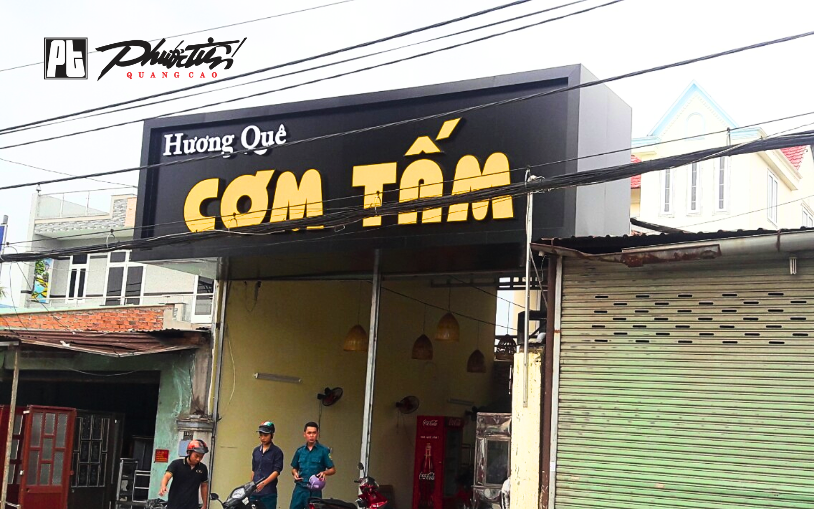 Mẫu bảng hiệu quán cơm tấm