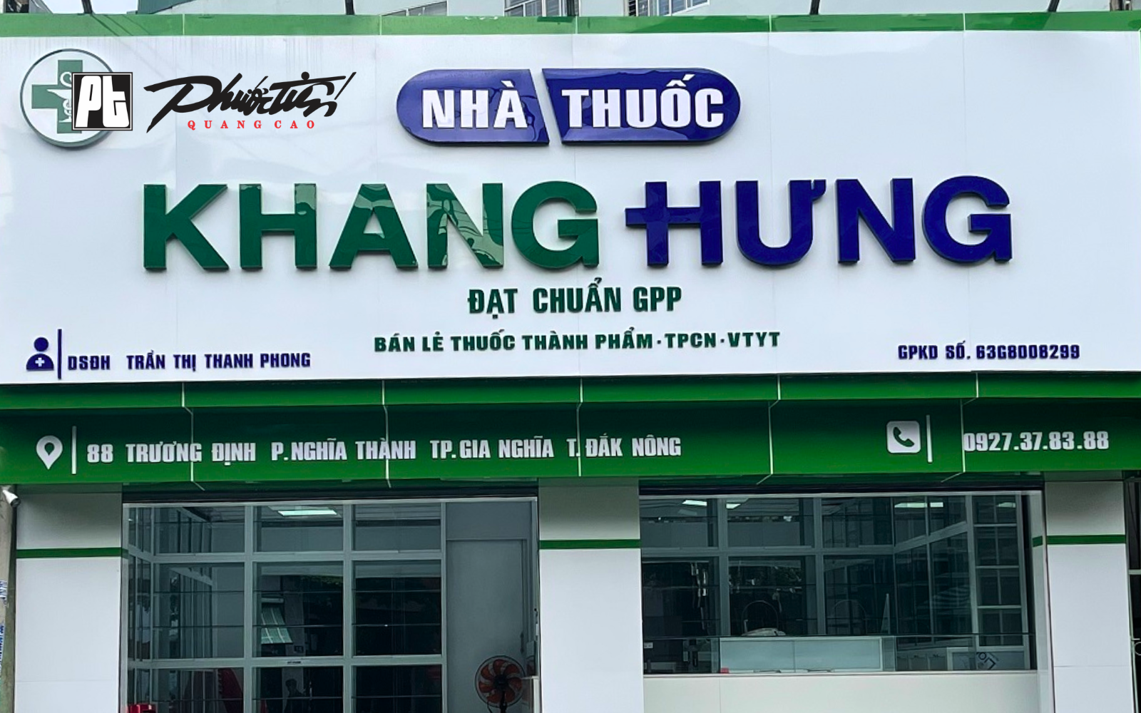 Mẫu bảng hiệu nhà thuốc đẹp đạt chuẩn GPP