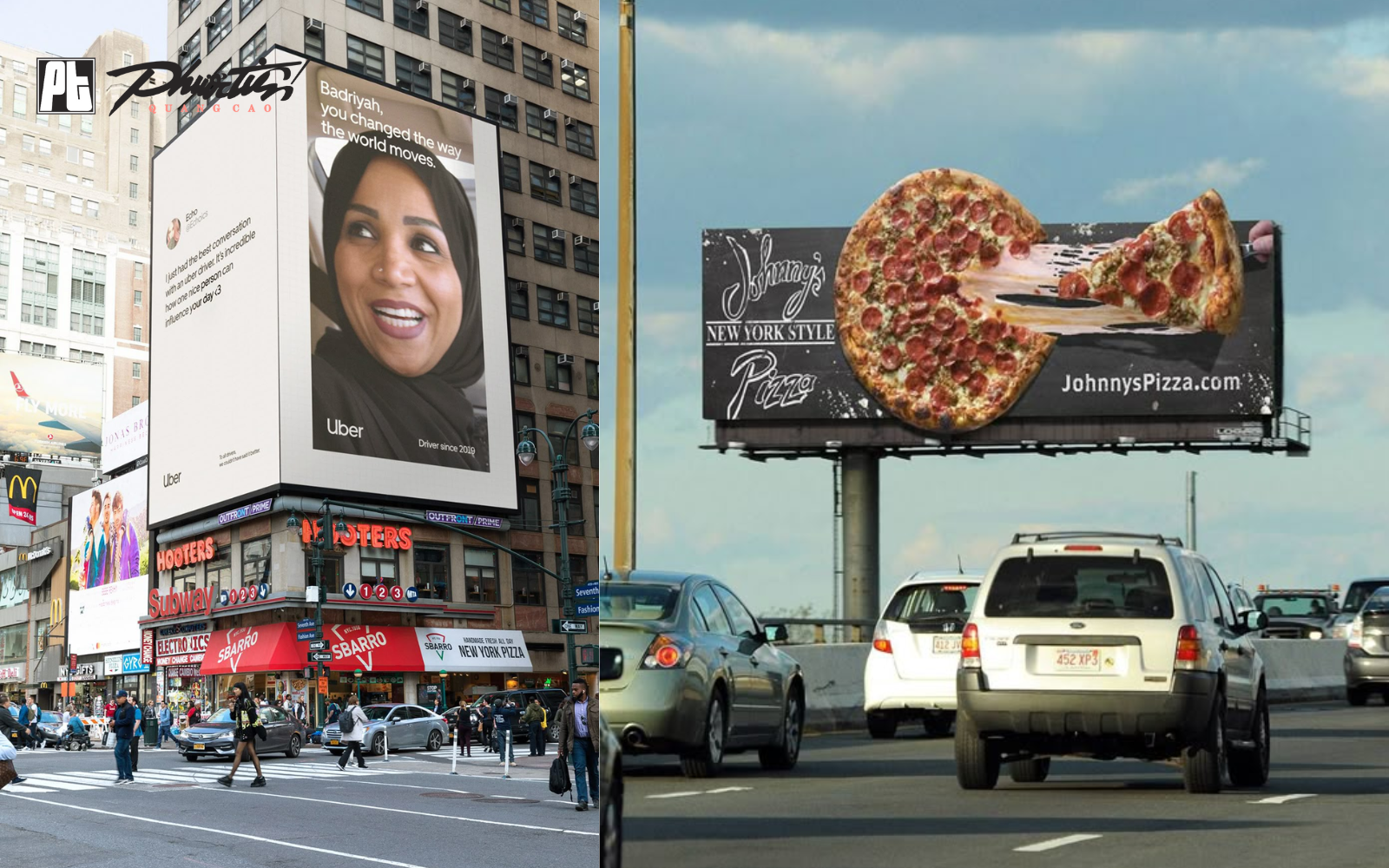 Vị trí quảng cáo của pano và billboard