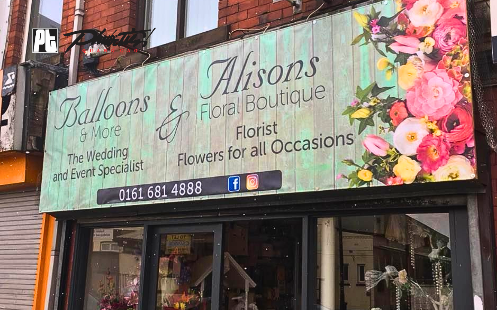 Bảng hiệu shop hoa tươi