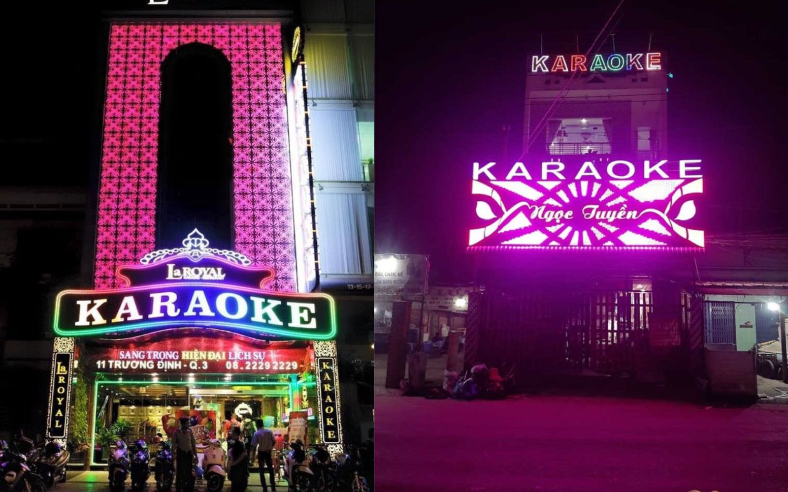 Bảng hiệu karaoke đèn Led Đà Nẵng