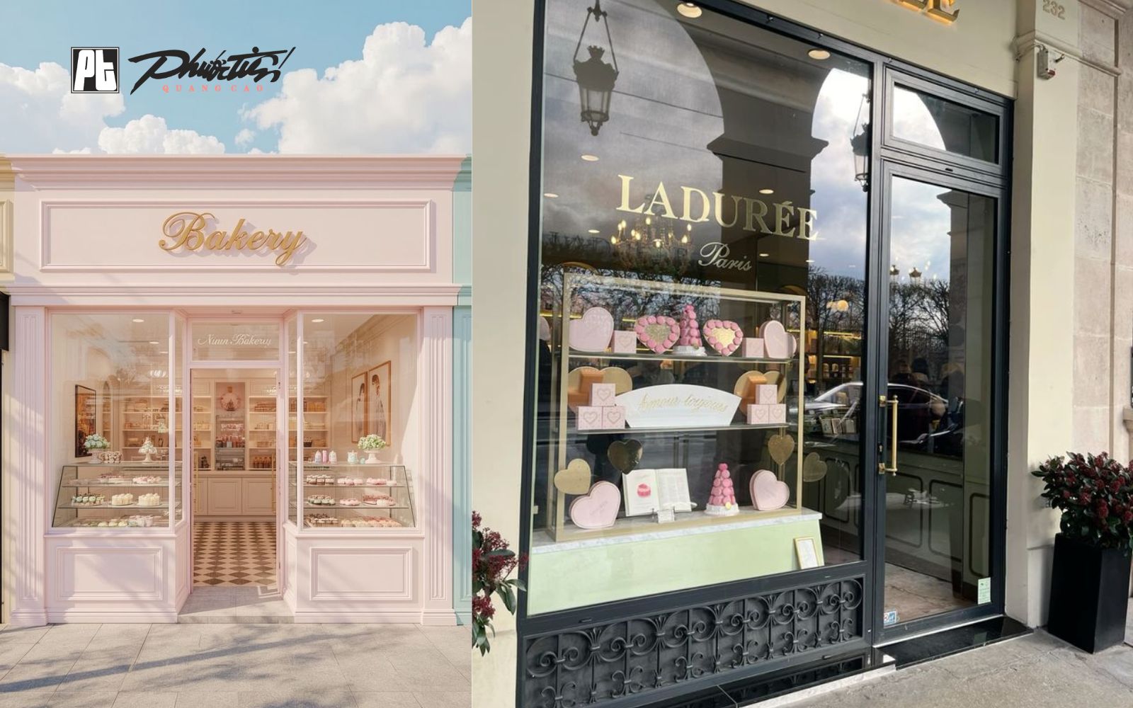 Mẫu bảng hiệu tiệm bánh đẹp