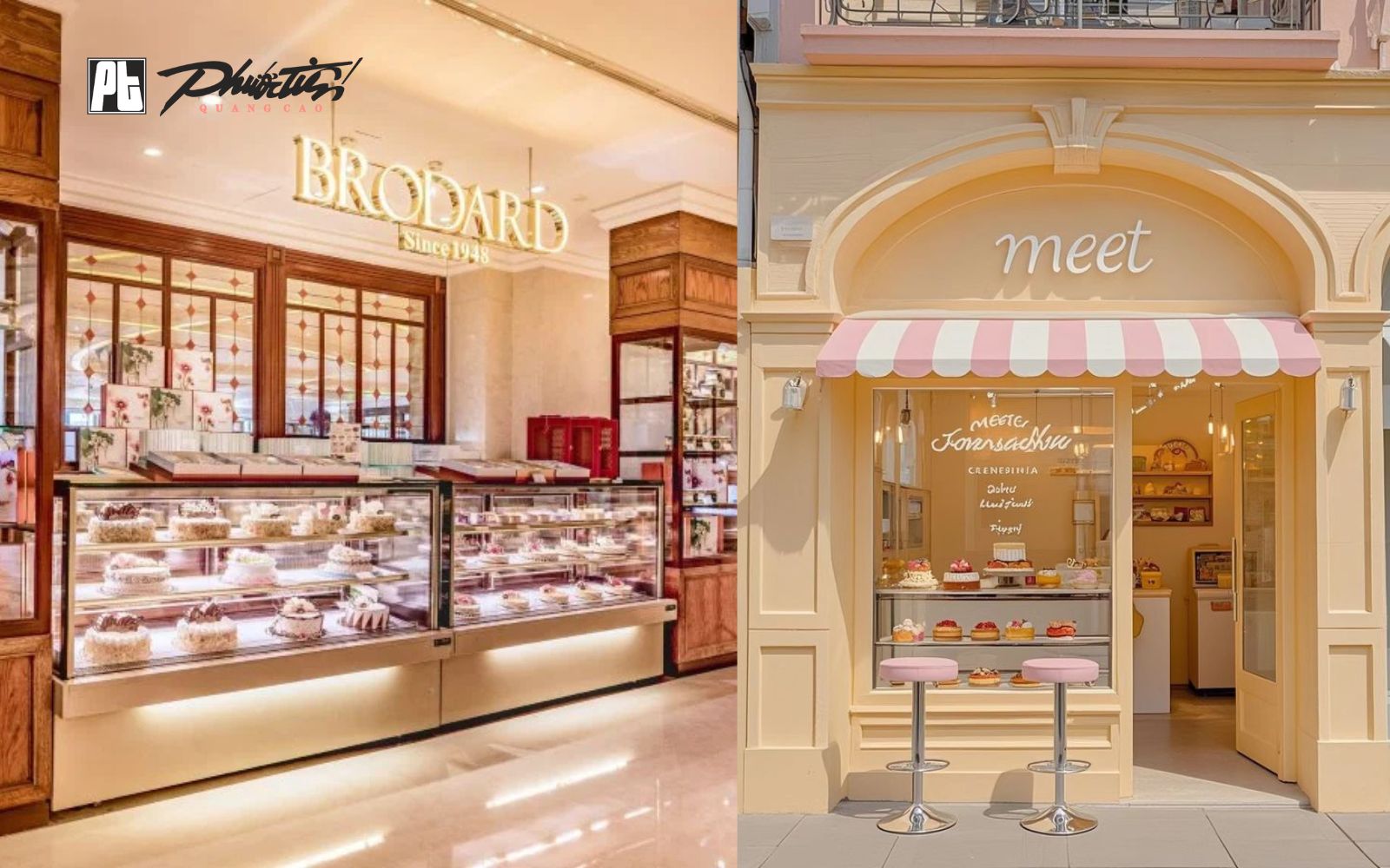 Mẫu biển hiệu quảng cáo tiệm bánh đẹp