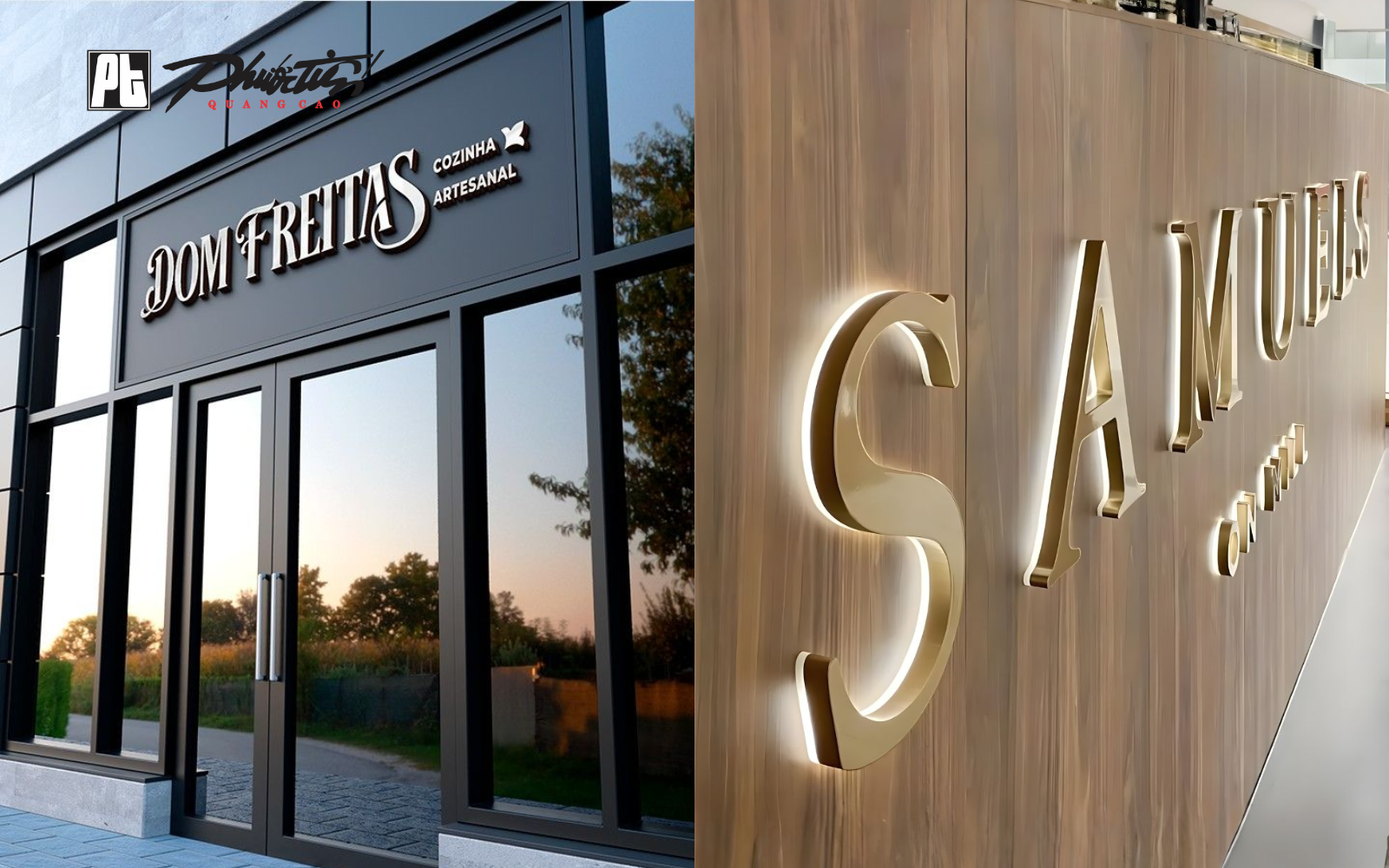 Mẫu bảng hiệu chữ nổi đẹp