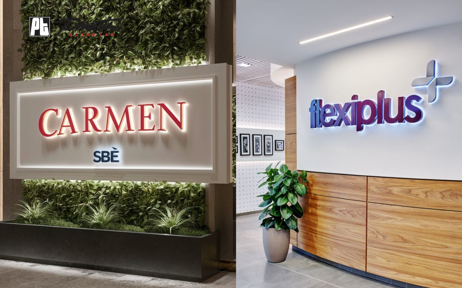 Mẫu bảng hiệu chữ nổi đẹp