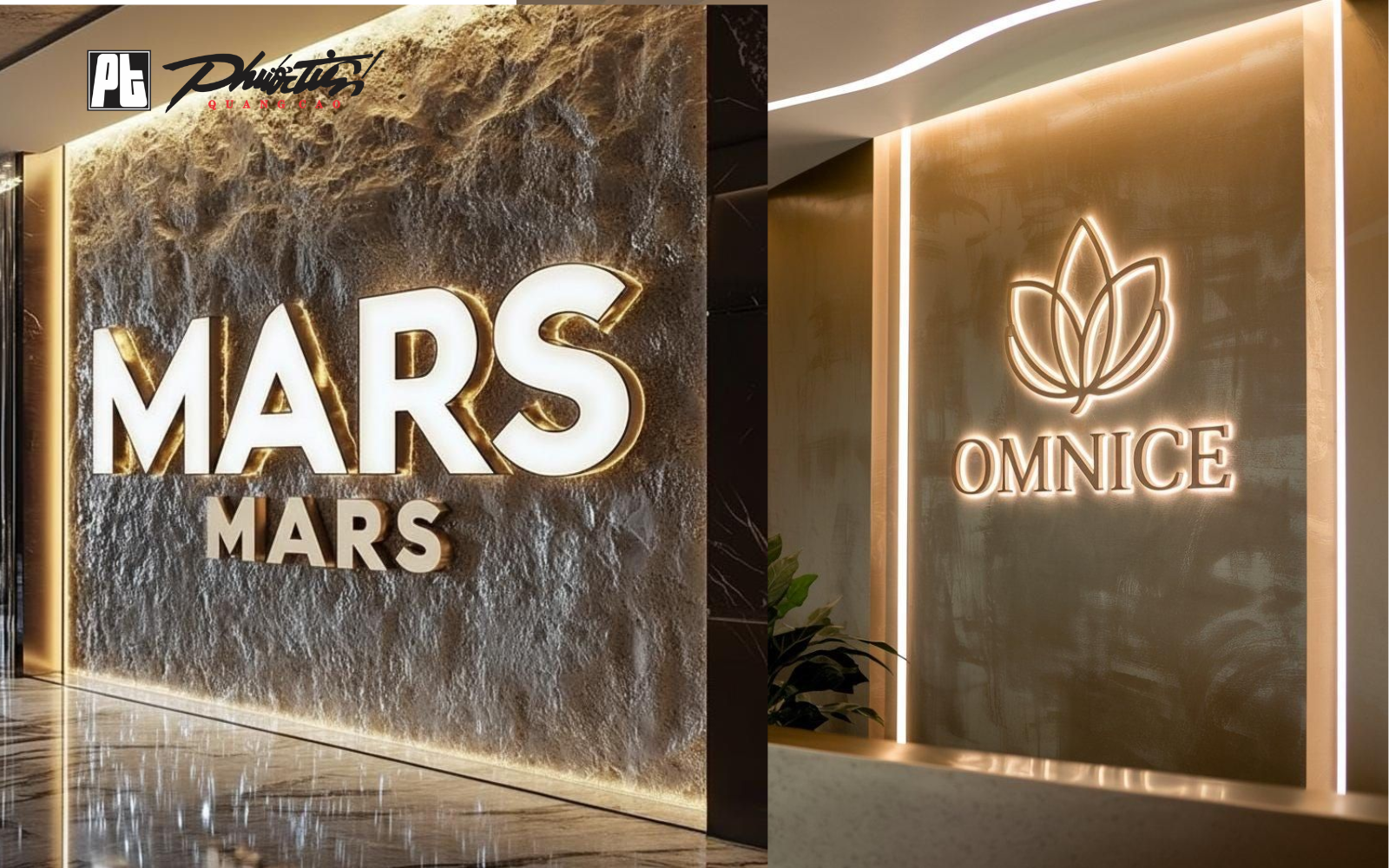 Mẫu biển quảng cáo chữ nổi đẹp