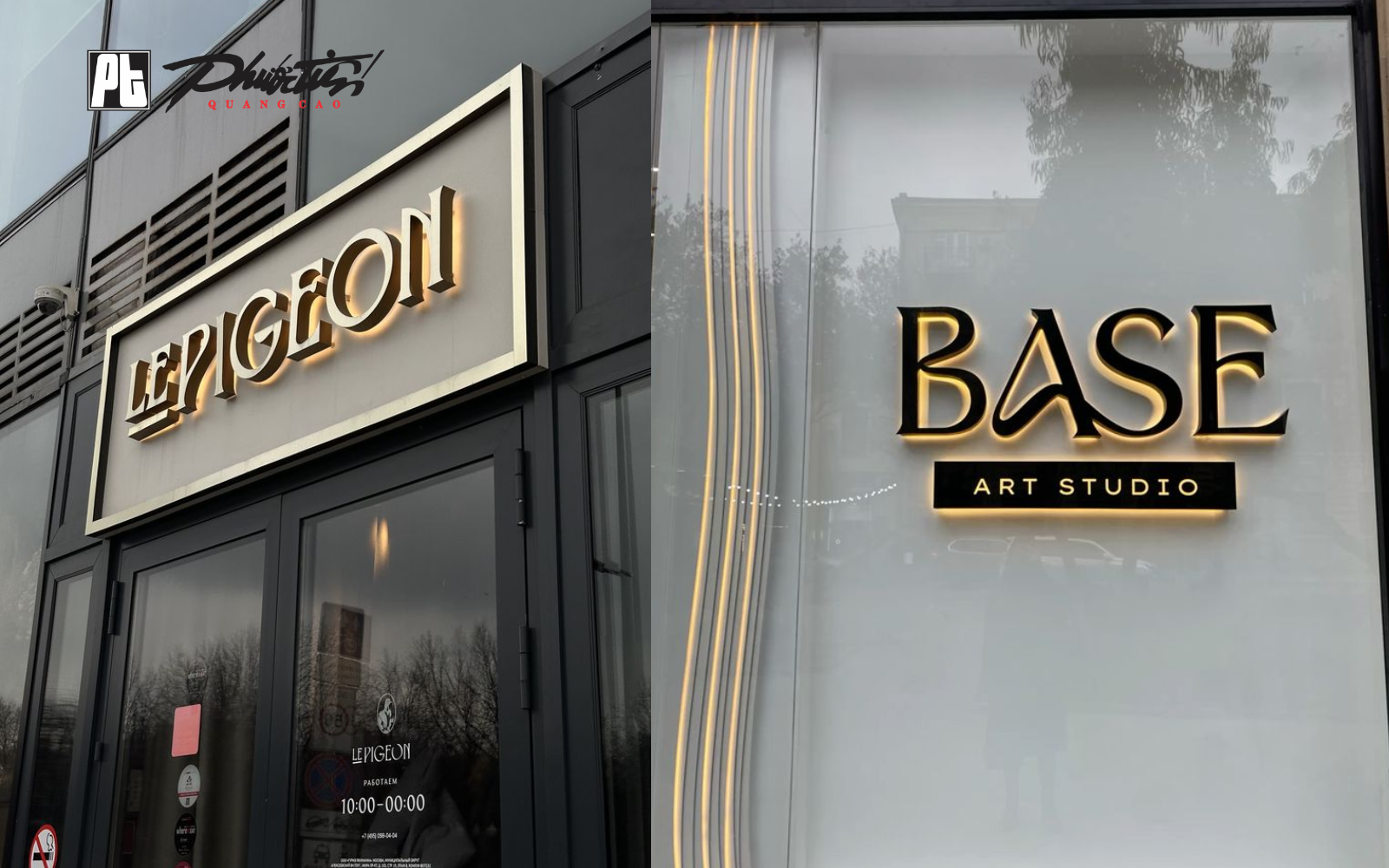 Mẫu bảng hiệu chữ nổi đẹp