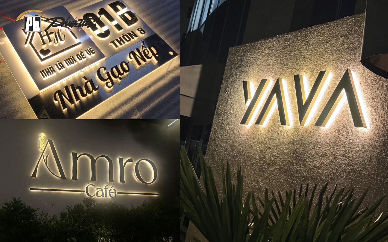 Mẫu bảng hiệu đèn Led Đà Nẵng đẹp