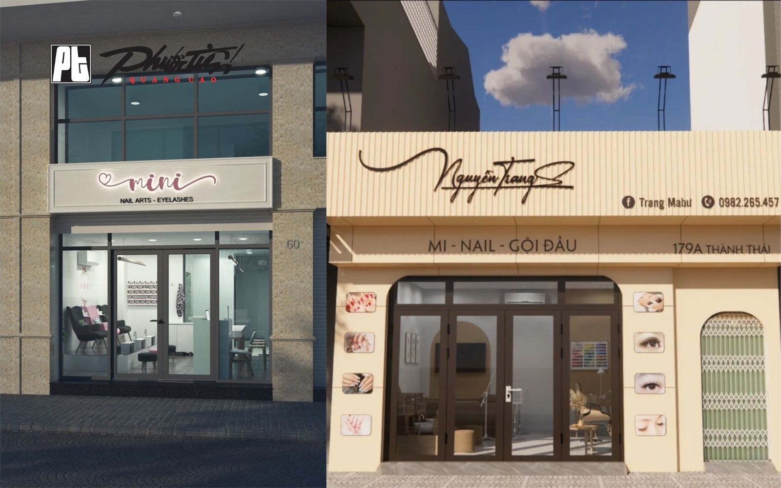 Những lưu ý khi làm bảng hiệu tiệm nail