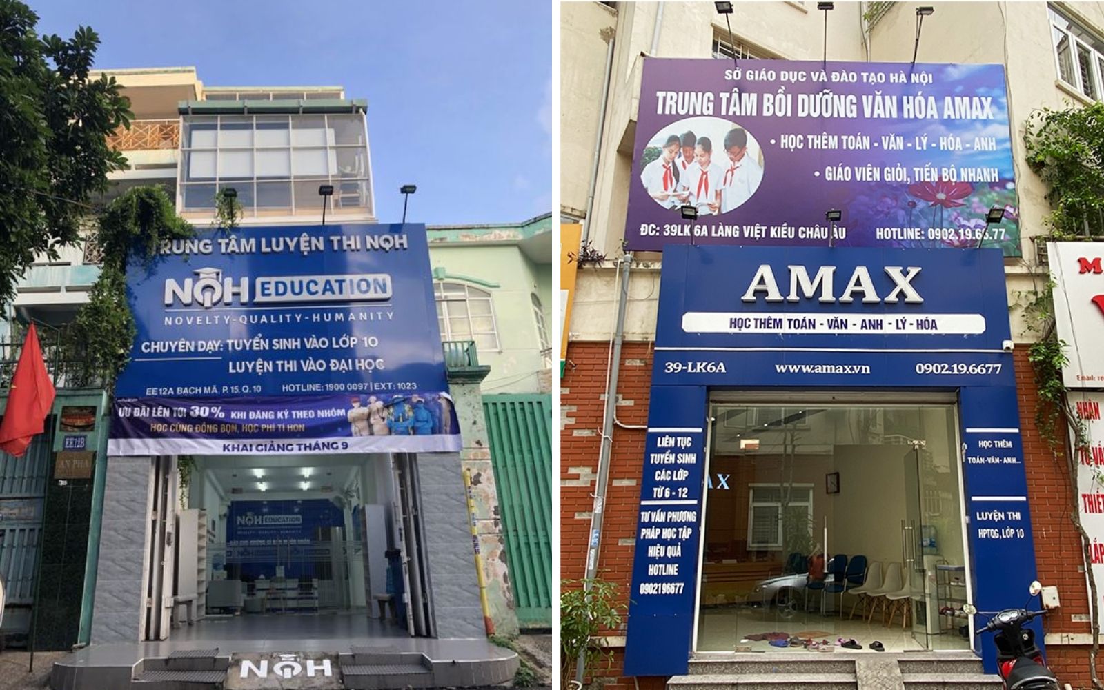 Mẫu bảng hiệu trung tâm bồi dưỡng học sinh