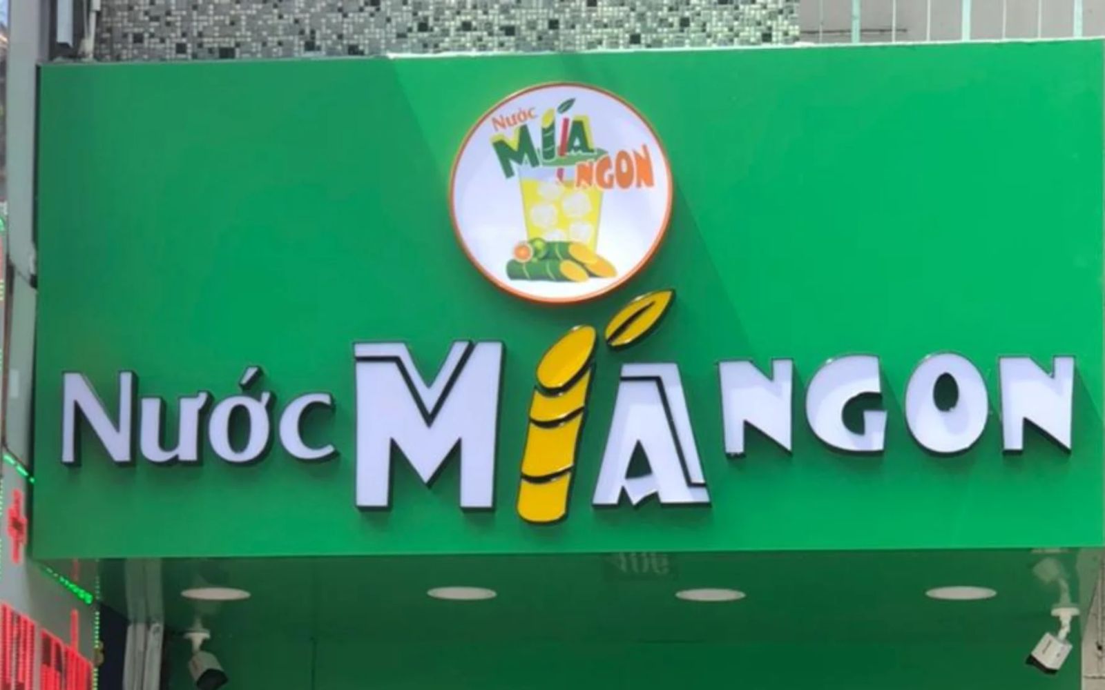 Biển hiệu nước mía chữ nổi đẹp