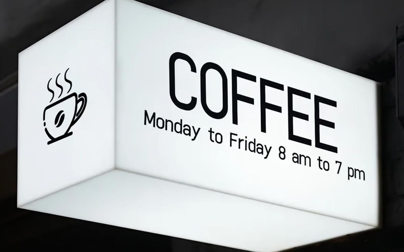 Bảng hộp đèn không gây chói mắt người xem